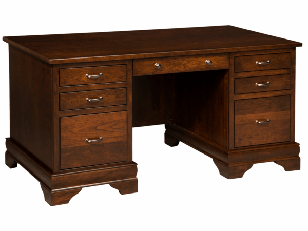 Fairfield Executive Desk w/finished back