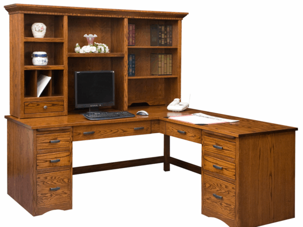 Mission Computer Desk With Return