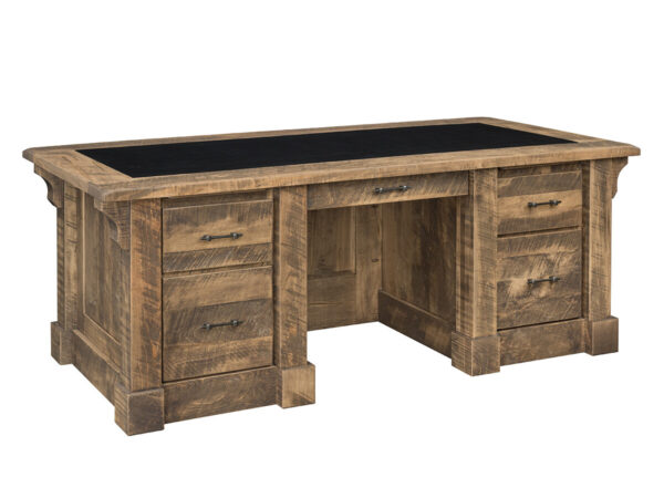 Houston Desk w/Leather Top