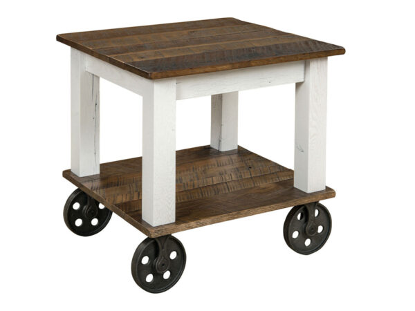 Mill Cart End Table