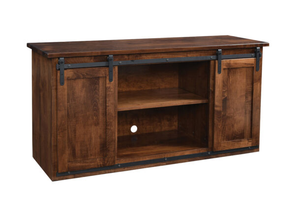Sliding Barn Floor TV Console