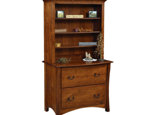 Master Lateral File Cabinet with Bookcase
