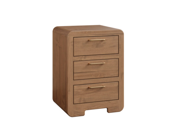 Europa 3 Drawer Nightstand