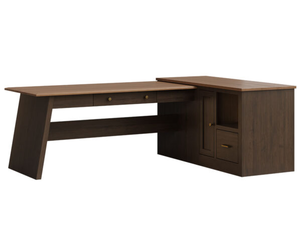 Prism Desk with Credenza