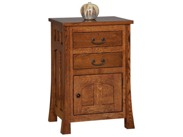 Bridgeport Mission 2 Drawer 1 Door Nightstand