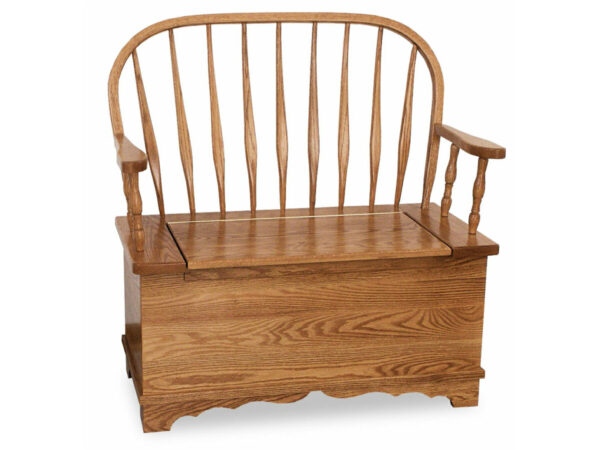 Bent Feather Bow Bench
