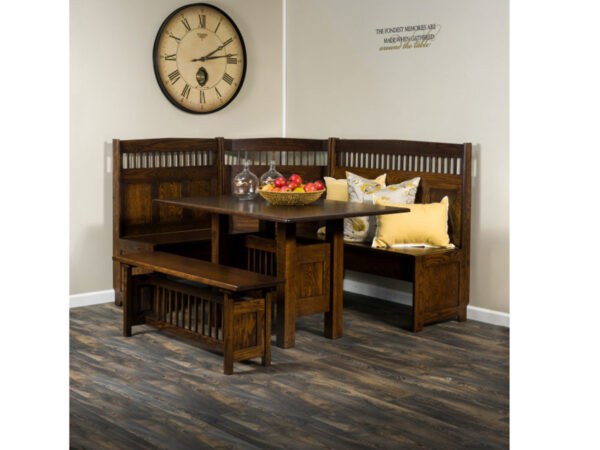 Classic Mission Dining Nook Set
