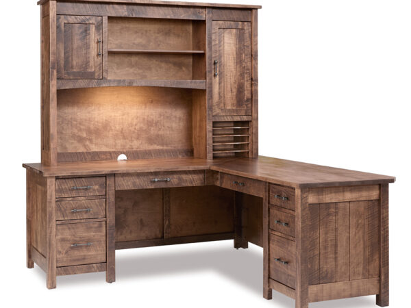 Houston L Desk With Hutch