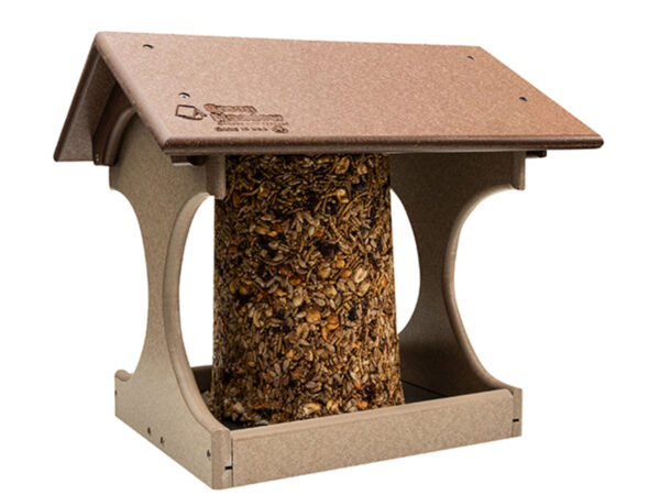 Suet Log Feeder