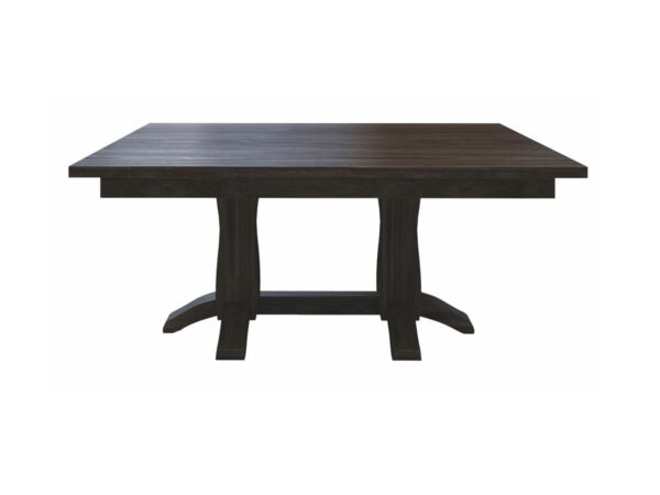 Beveled Shaker Double Pedestal Table