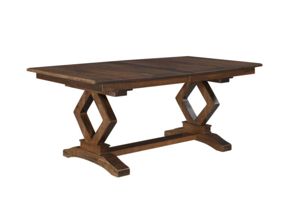 Diamond Double Pedestal Table