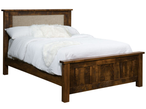 Dumont Bed With Fabric Headboard