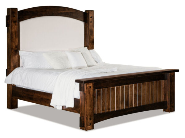 Timbra Bed With Fabric Headboard