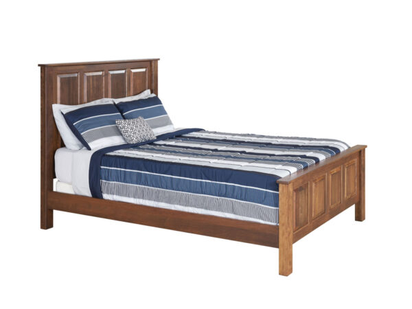 Traditional Raised Panel Bed