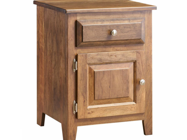 Traditional 1 Door, 1 Drawer Nightstand