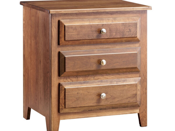 Traditional 3 Drawer Nightstand