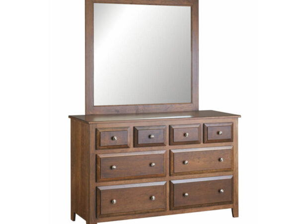 Traditional Dresser with Mirror