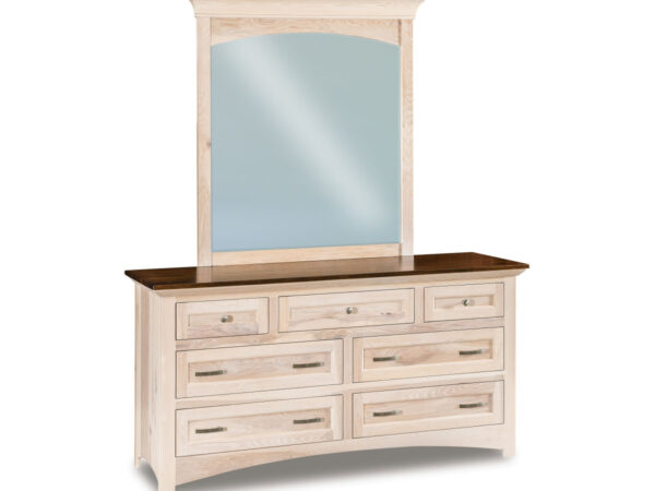 Lincoln 7 Drawer Dresser With Tall Mirror