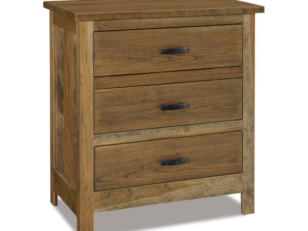 Flush Mission 3 Drawer Nightstand
