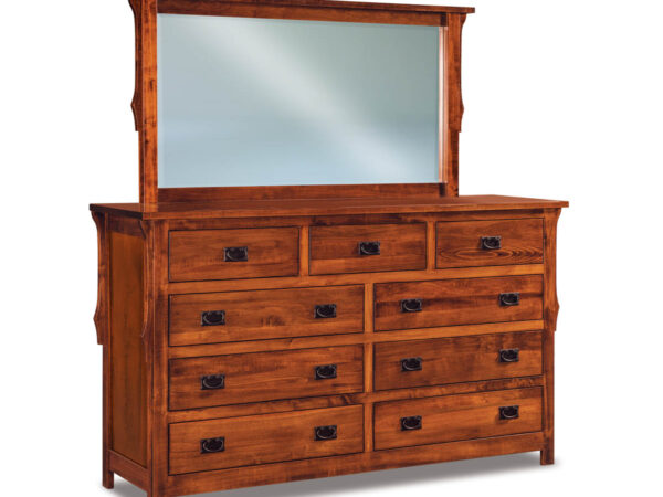 Stick Mission 9 Drawer Dresser - 73"W