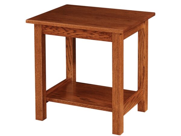 Mission End Table Without Slats