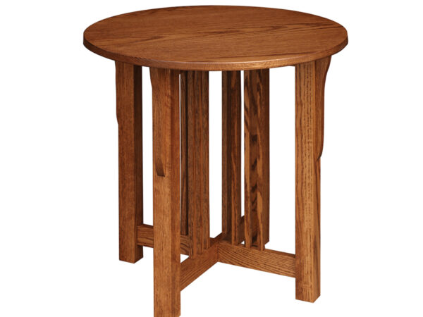 Prairie Mission Round End Table