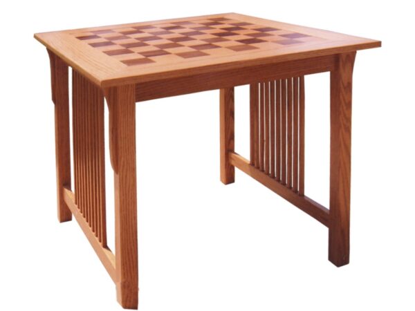 Prairie Mission Chess Game Table