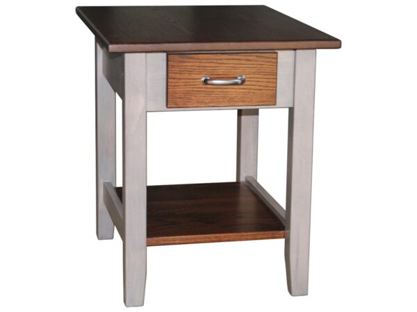 2-Tone Shaker End Table