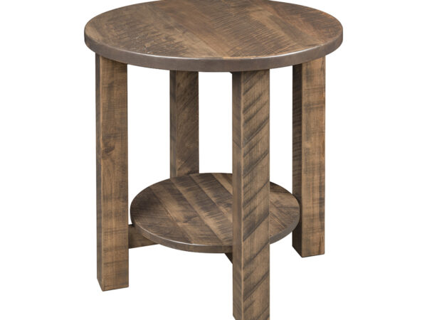 El Paso Round End Table