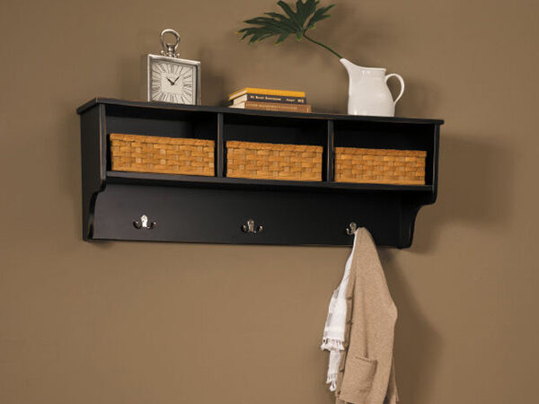 Lattice Weave Cubby Shelf