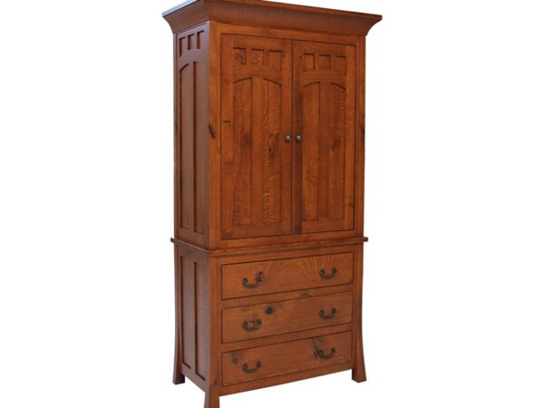 Bridgeport Mission 3 Drawer Armoire
