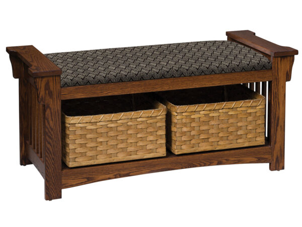 Mission Slat Bench