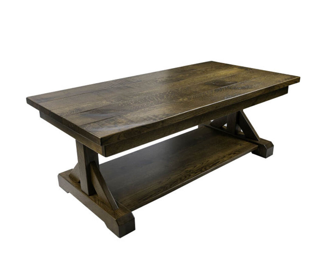Barn Floor Plank Coffee Table - Amish Crafted Furniture
