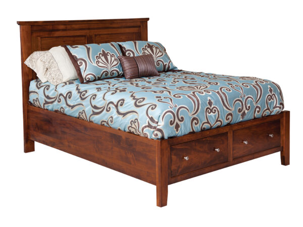 Hyland Park Panel Bed with Drawer Footboard
