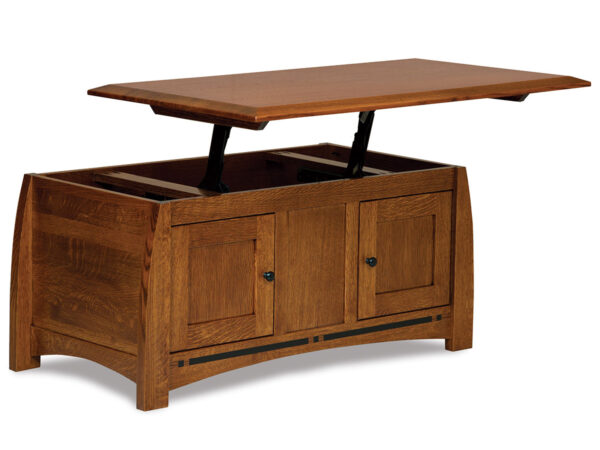 Boulder Creek Enclosed Lift Top Coffee Table