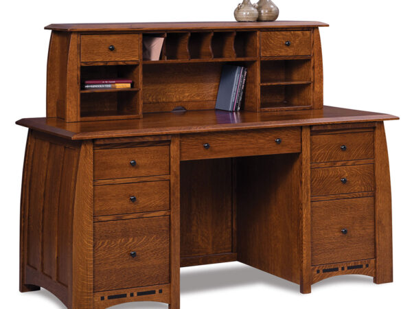 Boulder Creek Double Pedestal Desk