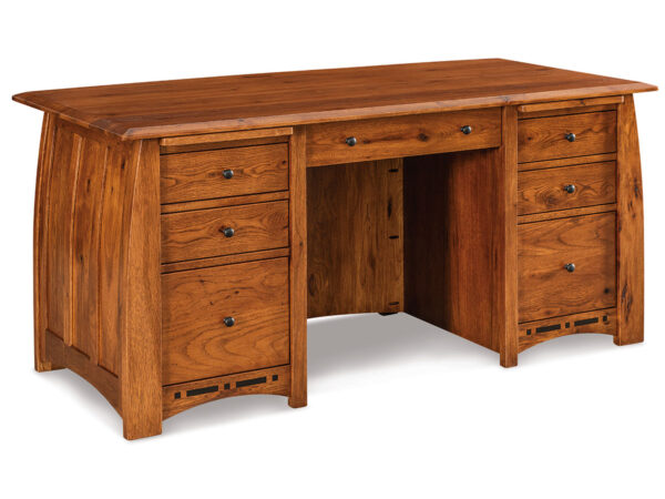 Boulder Creek Curved Top Desk Base