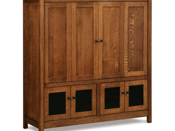 Centennial Entertainment Center with Doors