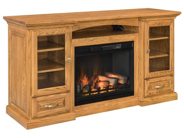 Grinnel Fireplace Entertainment Center - 72"W