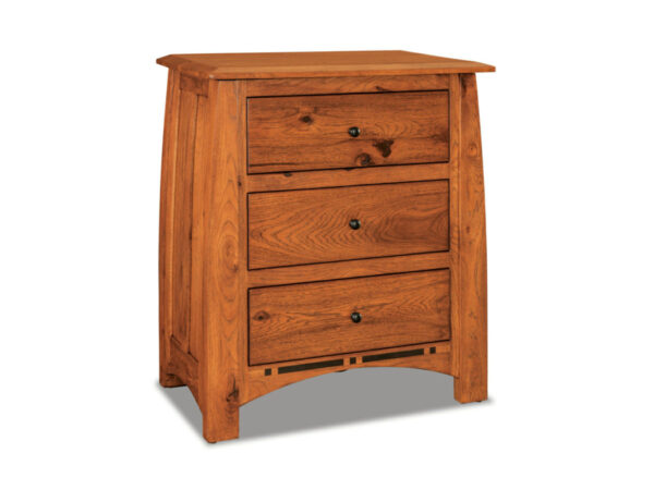 Boulder Creek 3 Drawer Nightstand