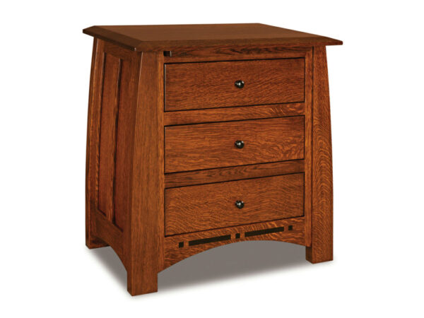 Boulder Creek 3 Drawer Nightstand