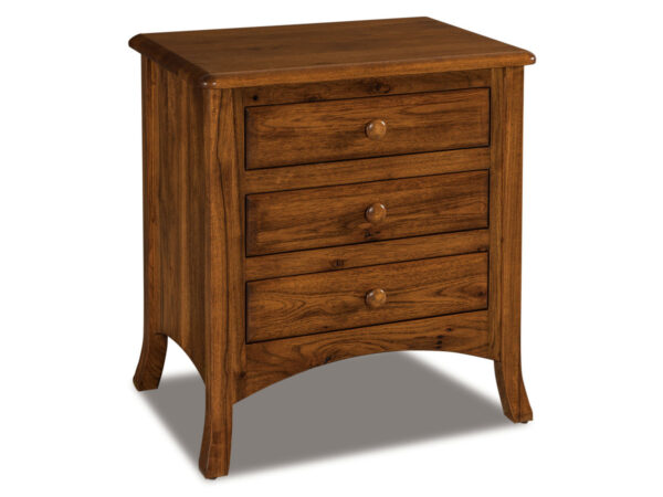 Carlisle 3 Drawer Nightstand