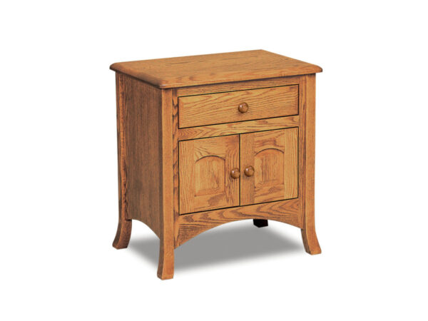 Carlisle 1 Drawer 2 Door Nightstand