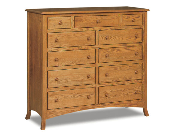 Carlisle 11 Drawer Double Chest