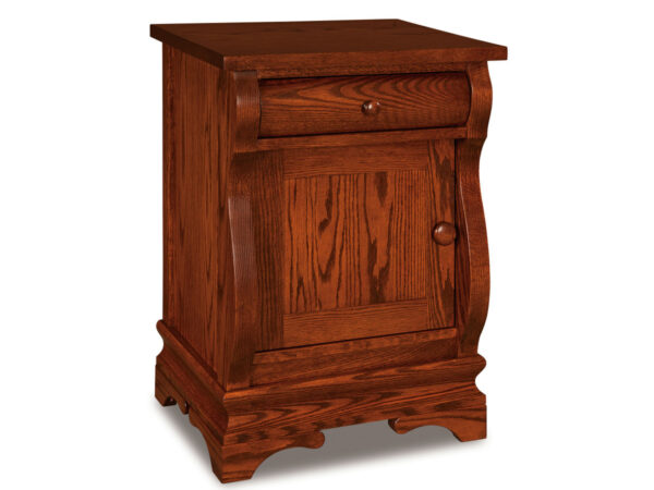 Chippewa Sleigh 1 Drawer 1 Door Nightstand - 20½"W
