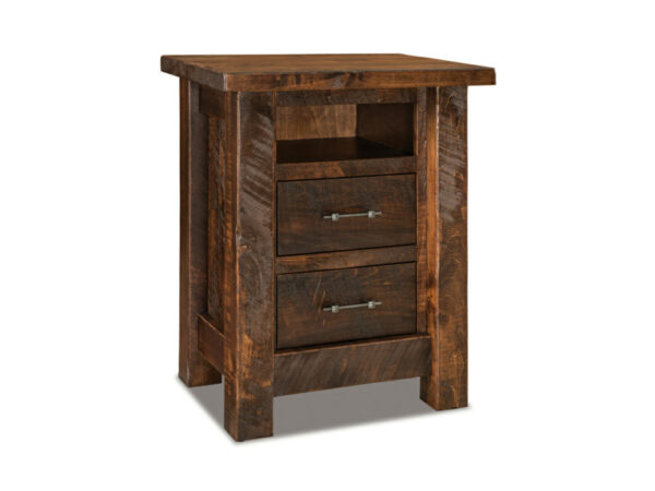 Houston 2 Drawer Open Nightstand