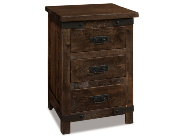 Ironwood 3 Drawer Nightstand
