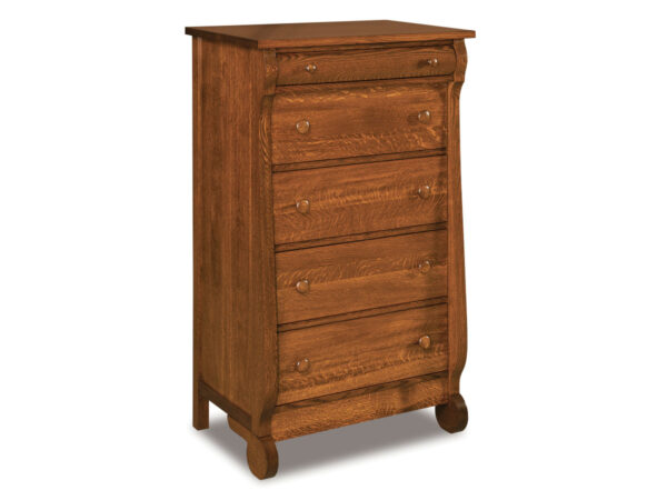 Old Classic Sleigh 5 Drawer Chest