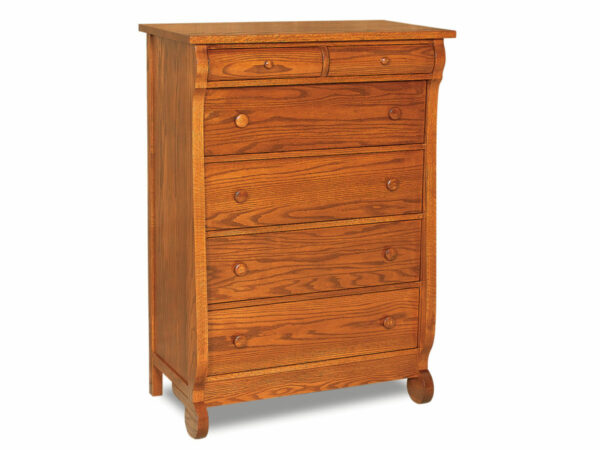 Old Classic Sleigh 6 Drawer Chest