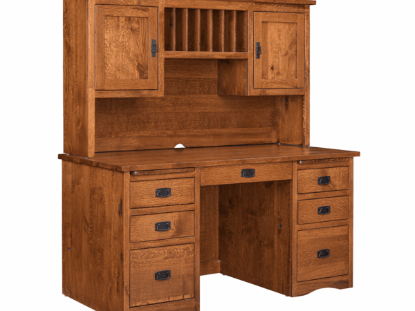Mission Double Pedestal Desk